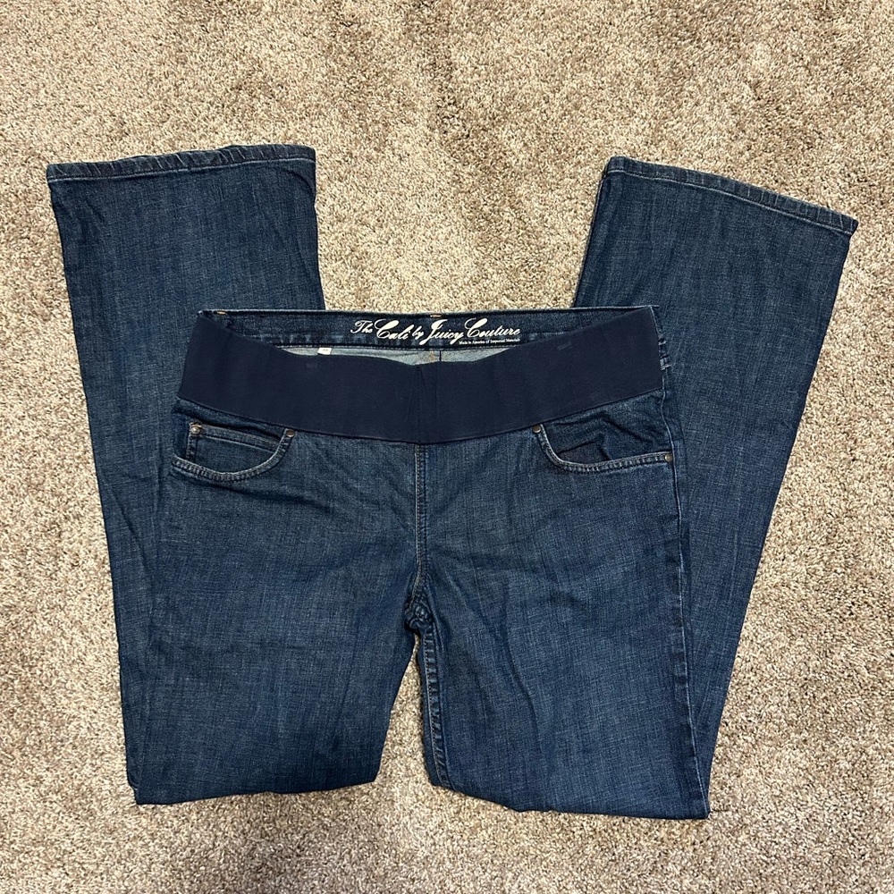 Juicy Couture Cali maternity jeans, like new condition!
